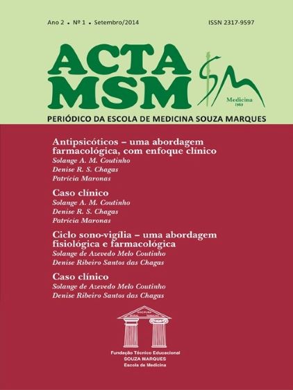 					Visualizar v. 2 n. 1 (2014): Acta MSM: Periódico da Escola de Medicina Souza Marques
				