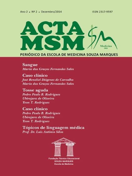 					Visualizar v. 2 n. 2 (2014): Acta MSM: Periódico da Escola de Medicina Souza Marques
				
