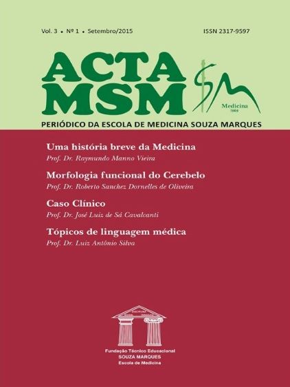 					Visualizar v. 3 n. 1 (2015): Acta MSM: Periódico da Escola de Medicina Souza Marques
				