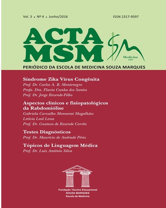 					Visualizar v. 3 n. 4 (2016): Acta MSM: Periódico da Escola de Medicina Souza Marques
				