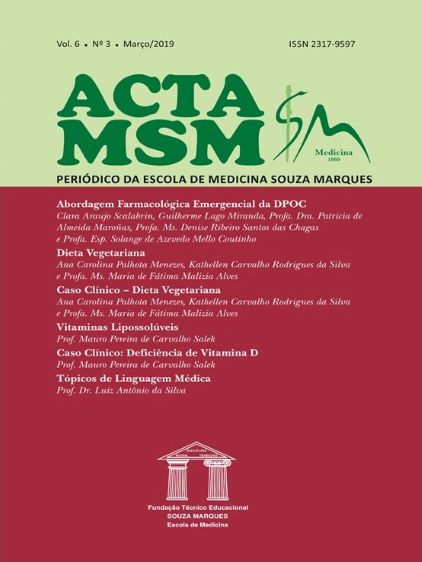 					Visualizar v. 6 n. 3 (2019): Acta MSM: Periódico da Escola de Medicina Souza Marques
				