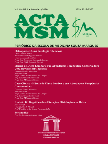 					Visualizar v. 8 n. 1 (2020): Acta MSM: Periódico da Escola de Medicina Souza Marques
				
