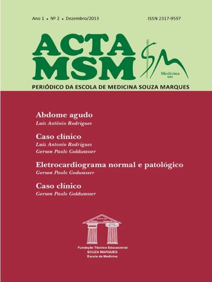 					Visualizar v. 1 n. 2 (2013): Acta MSM: Periódico da Escola de Medicina Souza Marques
				