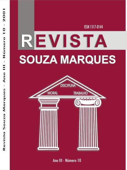 					Visualizar v. 3 n. 10 (2001): Revista Souza Marques
				
